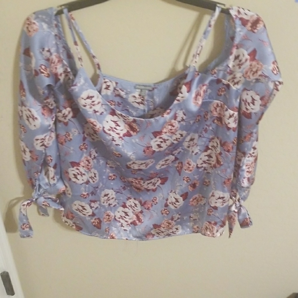 Floral off the shoulder top